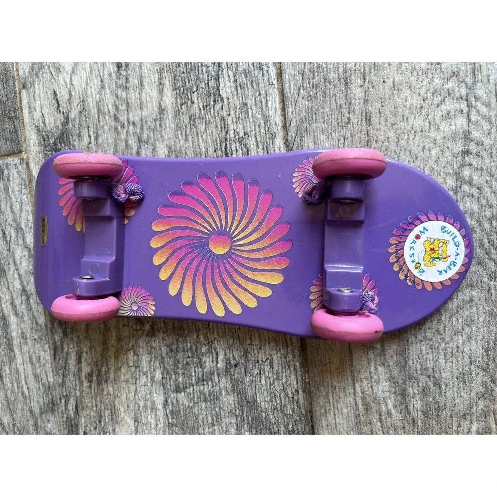 Build A Bear Skateboard Toy Plush Accessory Pink Skater Paw Print BAB Clothing